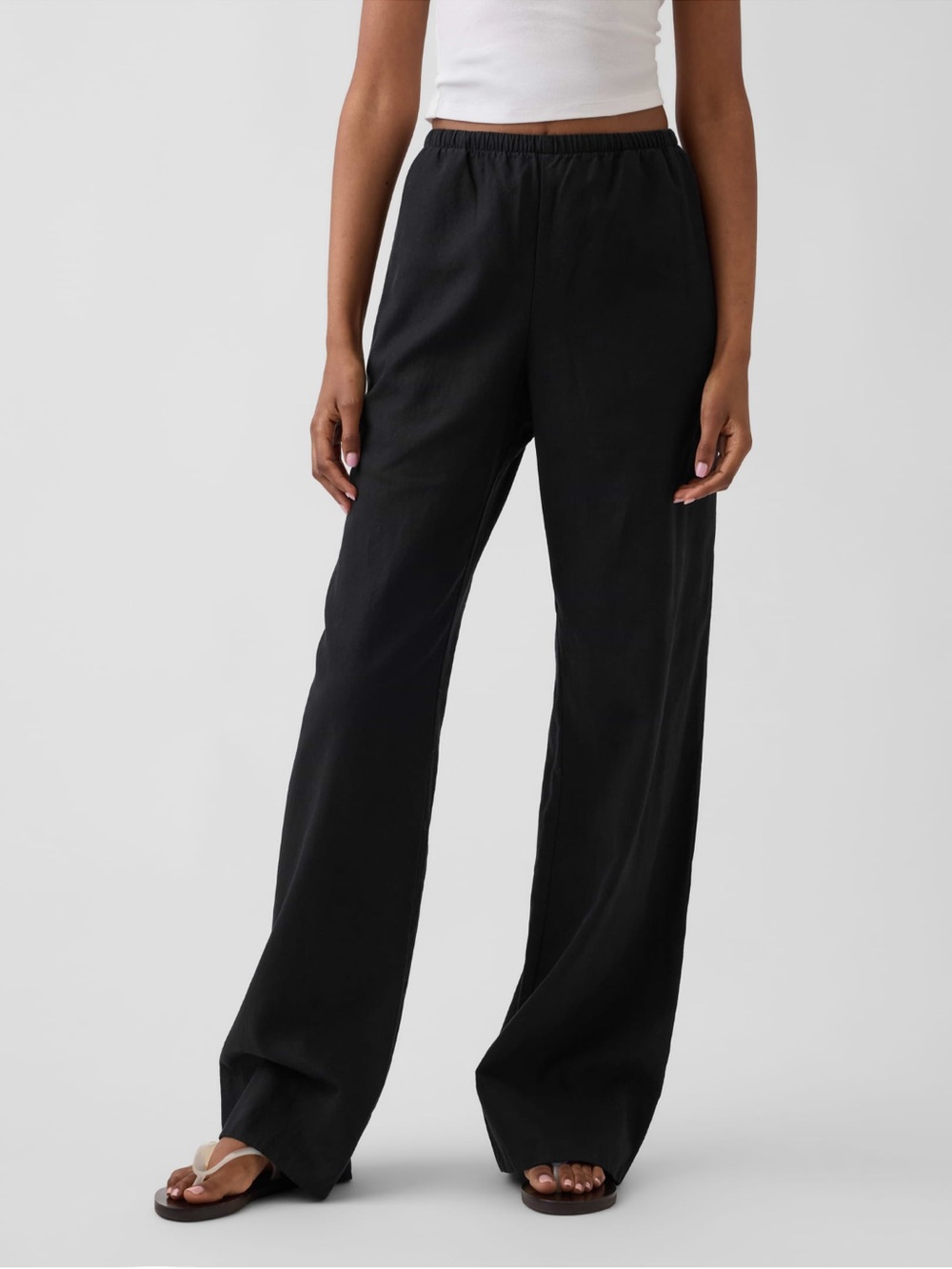 Gap Black Linen Pants